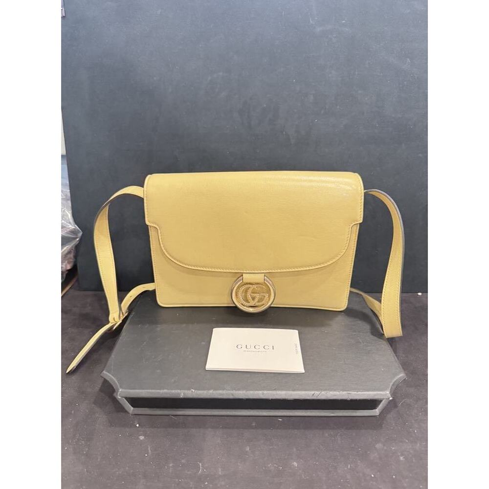 Gucci Leather GG Ring Shoulder Bag 325419
